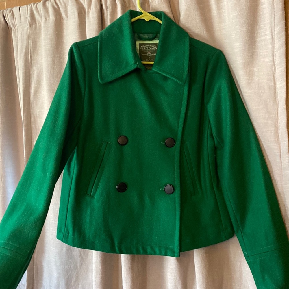 Emerald Green Ralph Lauren Polo Peacoat